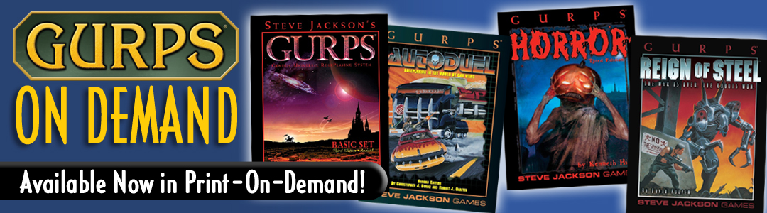 Banner link to GURPS On Demand 2